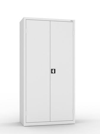 Szafa warsztatowa MSWv 210/5-36 do ładowania elektronarzędzi, 5 gniazd 230 V + USB, jasnoszara RAL 7035 – Malow