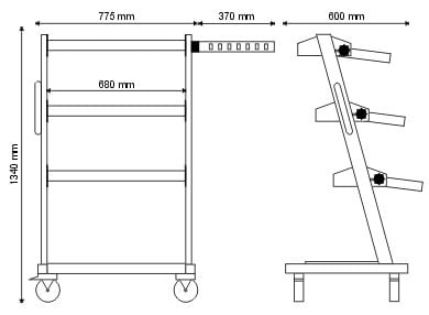 Wózek diagnostyczny P-2-06-02