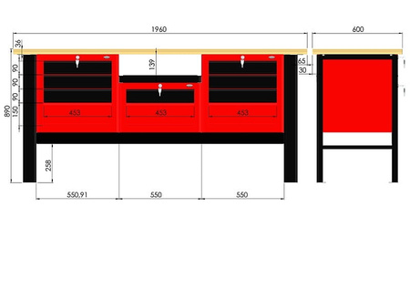 Stół warsztatowy N-3-20-01