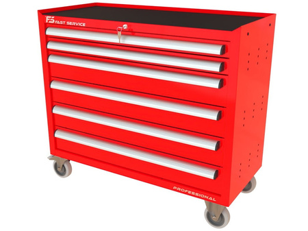 Wózek warsztatowy TRUCK z 6 szufladami PT-214