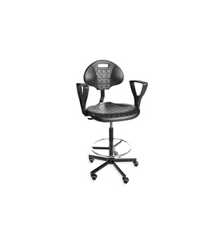 Krzesło przemysłowe PurMax H+RING PD WH PUR — ROSART
