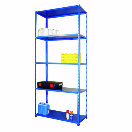 Regał magazynowy 2500x950x300 - 5 półkowy lekki R-1-05-02