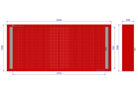 Gablota narzędziowa z żaluzją GB223