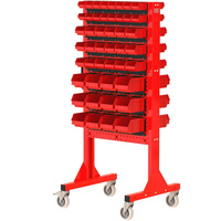 ST 70-22-P123 Stojak Narzędziowy w zestawie z listwami oraz pojemnikami