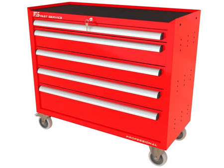 Wózek warsztatowy TRUCK z 5 szufladami PT-221