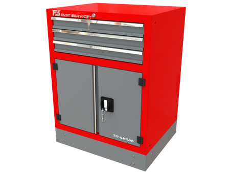 Szafka warsztatowa z 3 szufladami i drzwiami – T-30