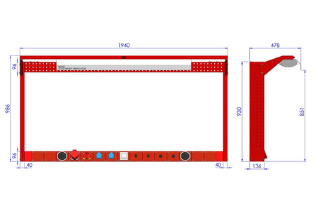 Tool panel N196-03-E