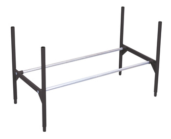 Piętro do regału i wózka do opon, RAL 7016 VARIOfit gsw-646.003/AG