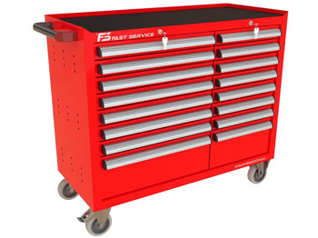 TRUCK workshop trolley with 16 drawers PT-216-16