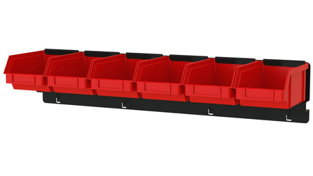 Listwa na 6 pojemników P1  ZW-P1-6