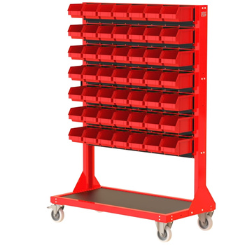 ST 110-11-P3 Stojak Narzędziowy w zestawie z listwami oraz pojemnikami