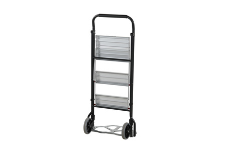 Wózek transportowy składany z drabinką 113,5 kg, rama stalowa, wysokość 1090 mm