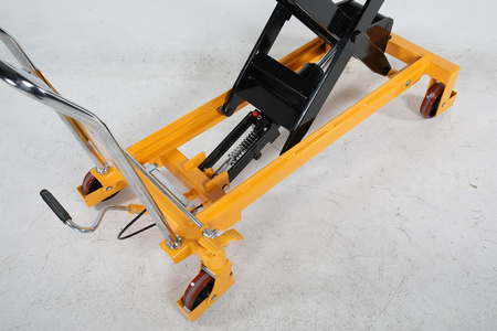 Double-scissor trolley 350 kg, lift height 1300 mm, foot pump – SPS350 LBD