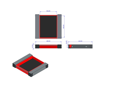 M-3-02-S70 Szuflada do szafy M-3-02