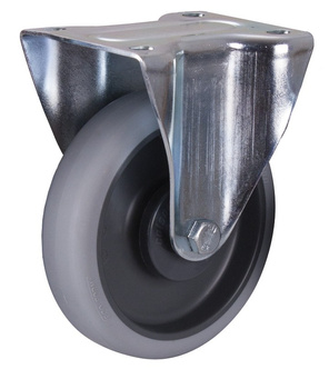 Koło stałe, 160 x 40 mm, szare (termoplastyczne) VARIOfit bpg-160.050