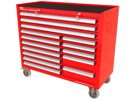 TRUCK workshop trolley with 15 drawers PT-270-72