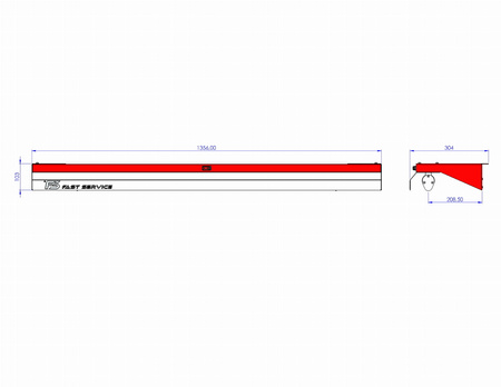Lighting bar OŚW-140 PS version with potentiometer