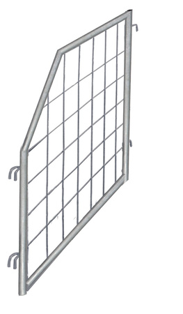 Divider for pallet collar, sloping, galvanised VARIOfit zpa-100.110