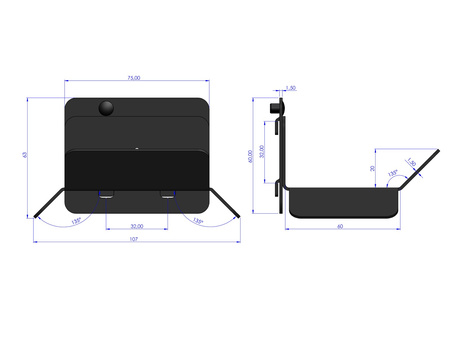 Zawieszka na przedłużacz MIDI L-75 ZW-03-01