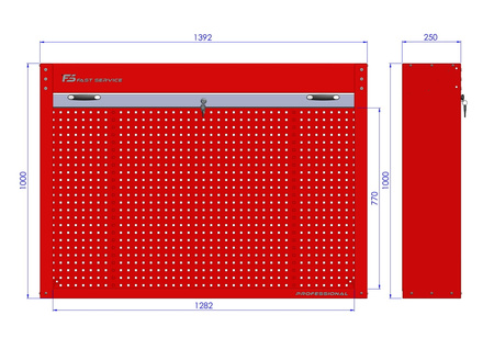 Gablota narzędziowa z żaluzją G140