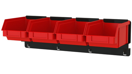 Listwa na 4 pojemniki P1  ZW-P1-4