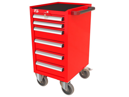 MEGA trolley add-on module with 6 drawers PDM-214
