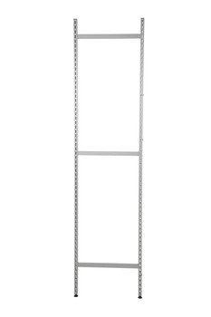 Rama boczna regału warsztatowego 2000×500 mm, nośność 1500 kg, szara – Hyllo