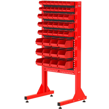 ST 70-14-P123 Stojak Narzędziowy w zestawie z listwami oraz pojemnikami