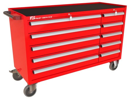 Wózek warsztatowy MEGA z 10 szufladami PM-215-15