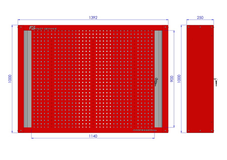 Gablota narzędziowa z żaluzją GB140