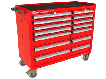 Wózek warsztatowy TRUCK z 14 szufladami PT-213-13