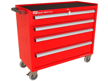 Wózek warsztatowy TRUCK z 4 szufladami PT-223