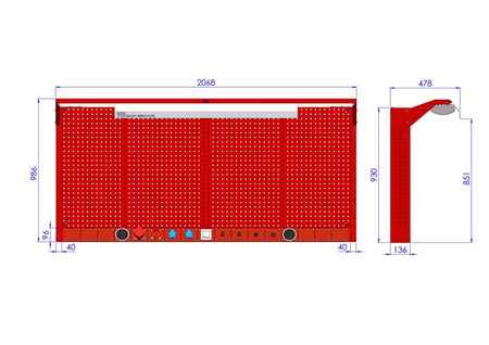Tablica narzędziowa N207-01-E