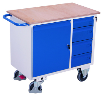 Wózek warsztatowy z 4 szufladami VARIOfit sw-985.000