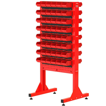 ST 70-24-P2 Stojak Narzędziowy w zestawie z listwami oraz pojemnikami
