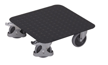 Wózek systemowy, powierzchnia użytkowa z blachy ryflowanej, RAL 7016 VARIOfit sw-500.012/AG