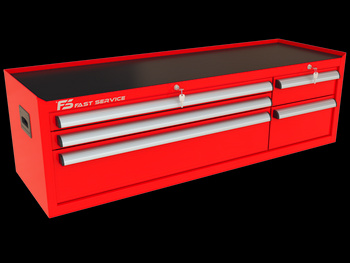 Nadstawka wózka MEGA z 5 szufladami PNM-153-54