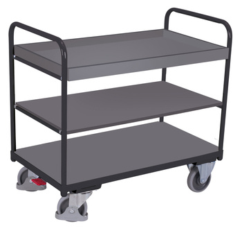 Niski wózek półkowy RAL 7016 VARIOfit sw-800.241/AG