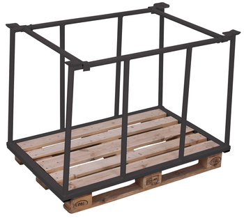 Nadstawka paletowa Typ 75, RAL 7016 VARIOfit pa-080.017/AG