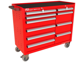 Wózek warsztatowy TRUCK z 10 szufladami PT-214-18