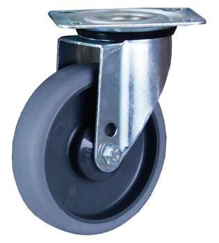 Koła obrotowe, 125 x 30 mm, szare (termoplastyczne) VARIOfit lpg-125.050