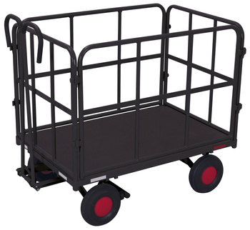 Wózek ręczny z 4 burtami VARIOfit zu-45102/AG