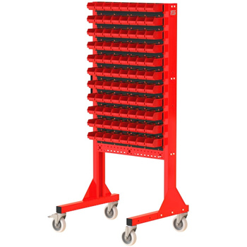 ST 70-12-P1 Stojak Narzędziowy w zestawie z listwami oraz pojemnikami