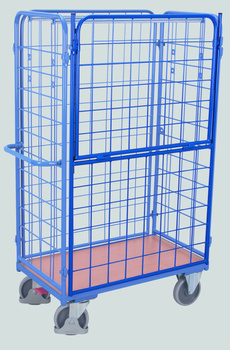 Długie ściany do połowy otwierana do wysokich wózków do paczek i wózków do piętr VARIOfit gsw-700.305