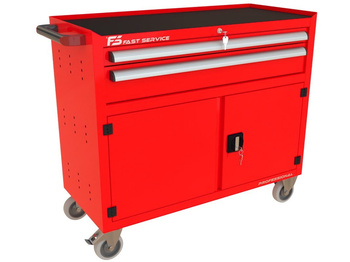 Wózek warsztatowy TRUCK z 2 szufladami i drzwiami PT-231