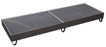 Wanna spustowa z kratą do 4 beczek 200 l VARIOfit aw-800.002/AG