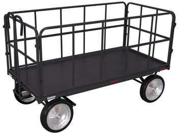 Wózek ręczny z 4 burtami VARIOfit zu-45201/AG