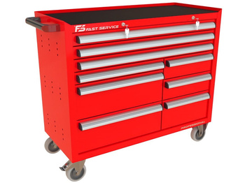 Wózek warsztatowy TRUCK z 9 szufladami PT-275-77