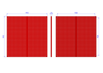 Płyta / tablica perforowana N-4-04-07