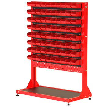 ST 110-13-P2 Stojak Narzędziowy w zestawie z listwami oraz pojemnikami